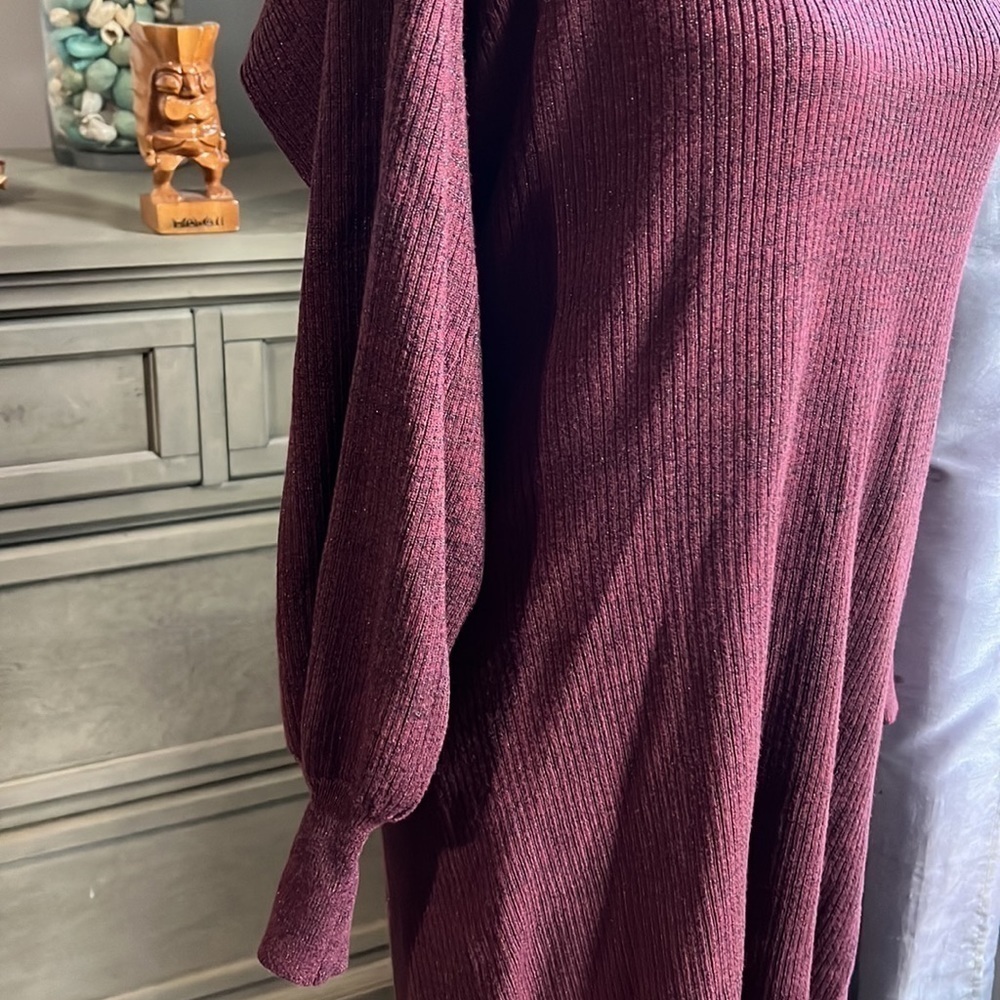 Nine West NWT Soft Knit Sweater Dress SZ XL - Picture 3 of 6